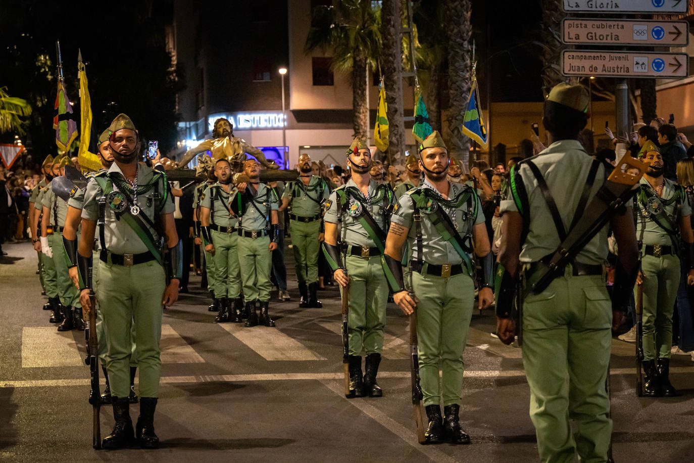 Así fue la Guardia de La Legión al Cristo de la Buena Muerte