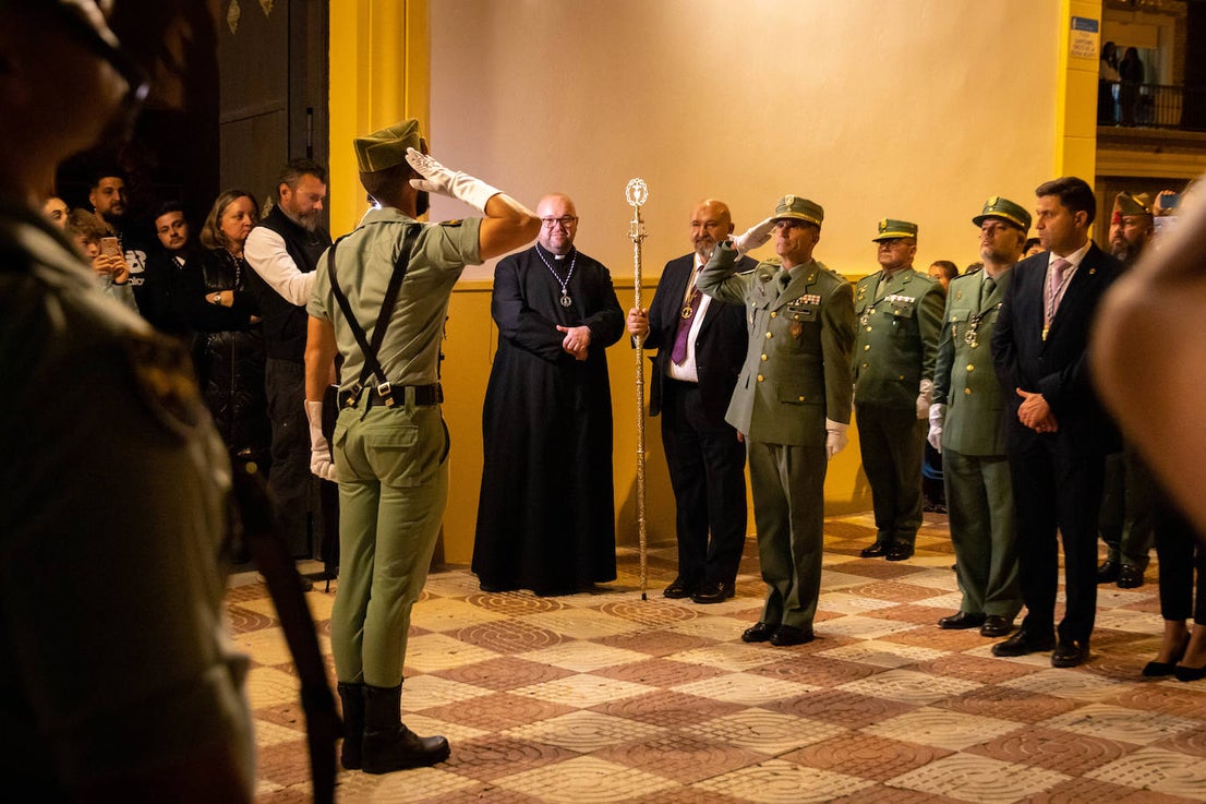 Así fue la Guardia de La Legión al Cristo de la Buena Muerte