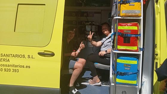 El jugador de El Parador ingresado en Portugal ya está de camino a casa