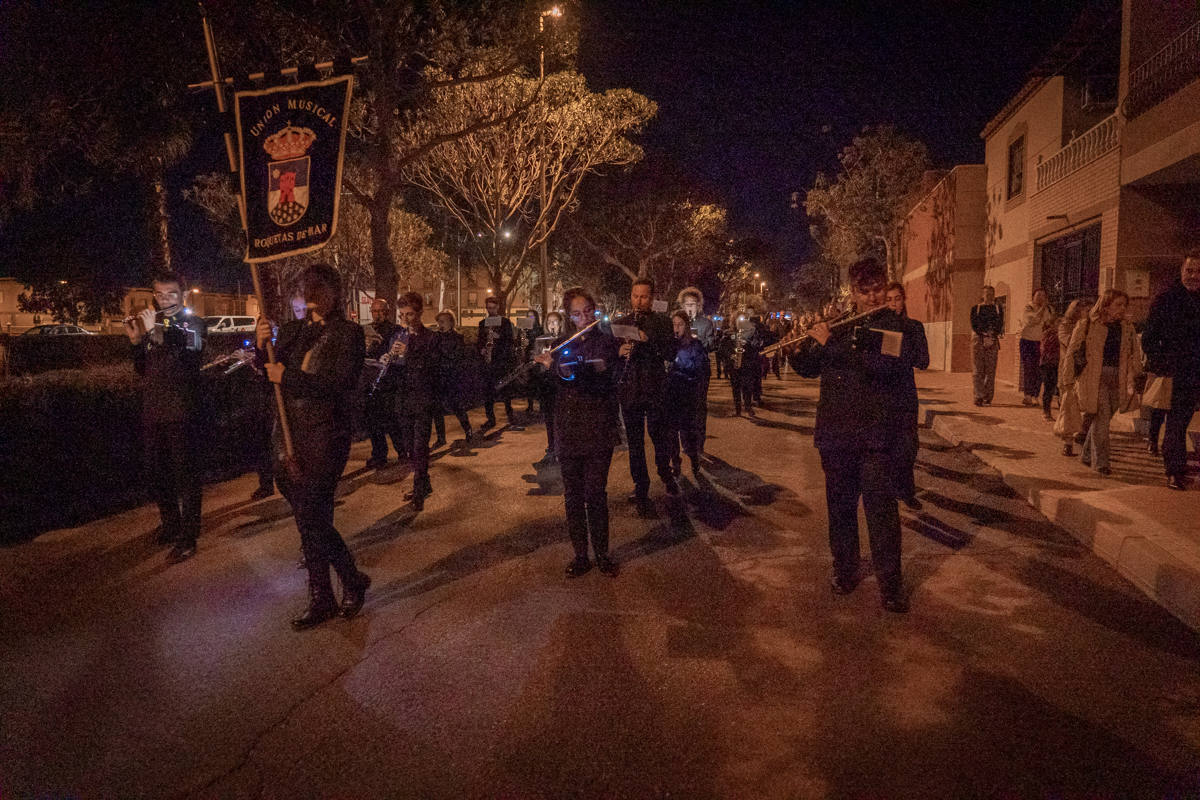 Así fue la procesión de Jesús de la Agonía en El Solanillo