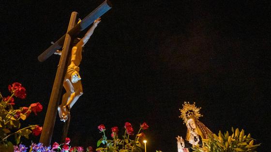 Así fue la procesión de Jesús de la Agonía en El Solanillo