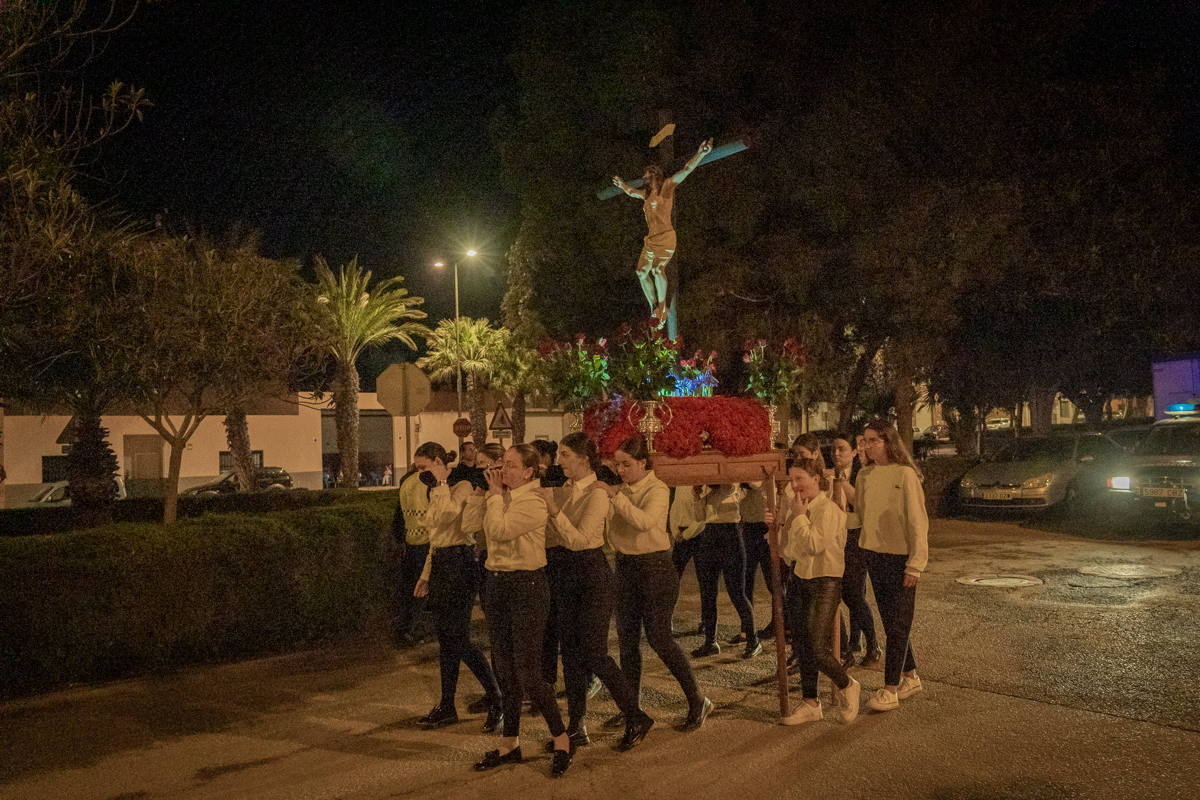 Así fue la procesión de Jesús de la Agonía en El Solanillo