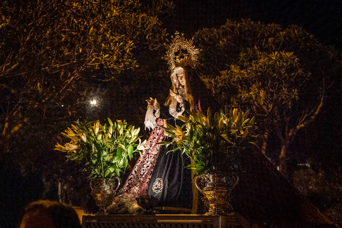 Así fue la procesión de Jesús de la Agonía en El Solanillo