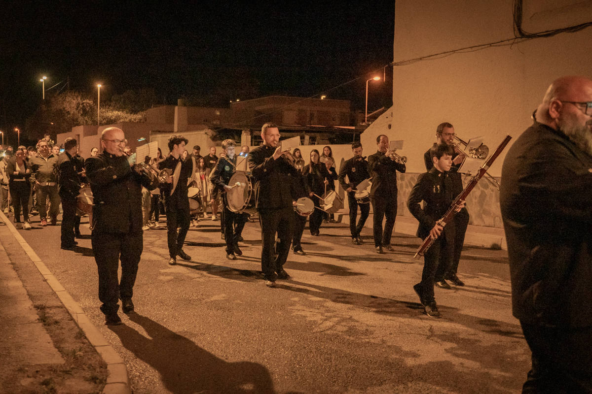 Así fue la procesión de Jesús de la Agonía en El Solanillo