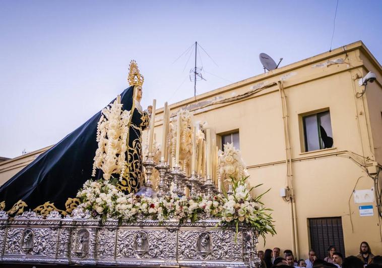 Las imágenes de la procesión del Santo Entierro y María Santísima de los Dolores