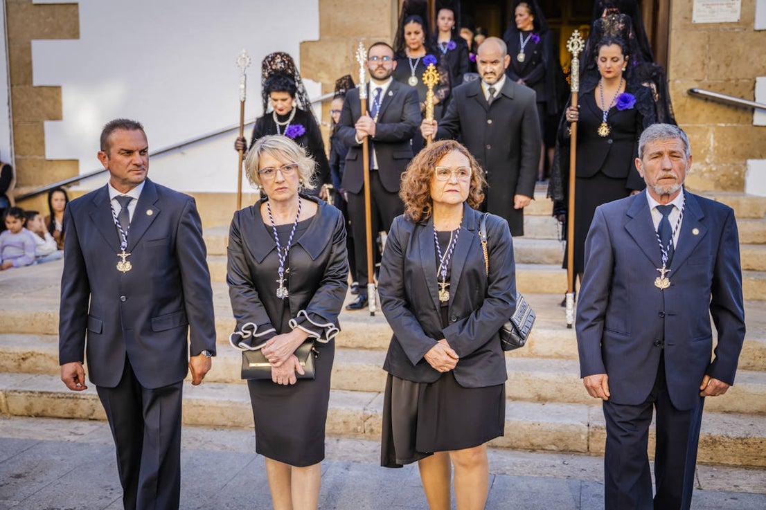 Las imágenes de la procesión del Santo Entierro y María Santísima de los Dolores