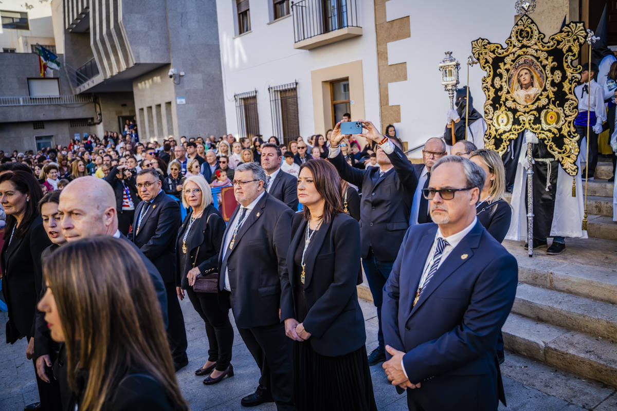 Las imágenes de la procesión del Santo Entierro y María Santísima de los Dolores
