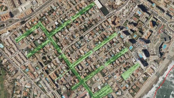 Roquetas prepara el proyecto para rehabilitar los espacios intermedios que faltan de la 'Urba'