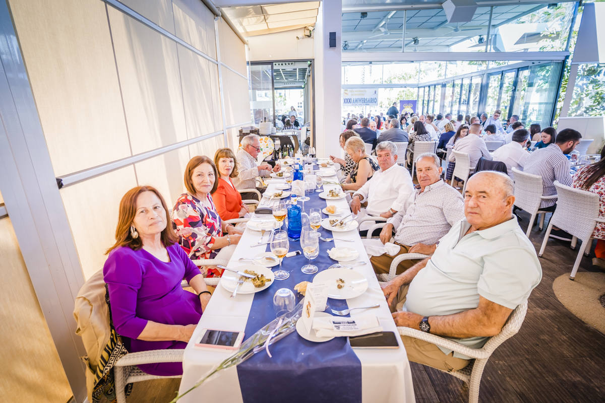 La Peña Madridista de Roquetas celebra sus 31 años de historia con una comida