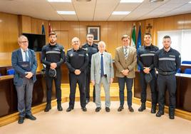 Tres nuevos policías en prácticas para la Policía Local de Roquetas