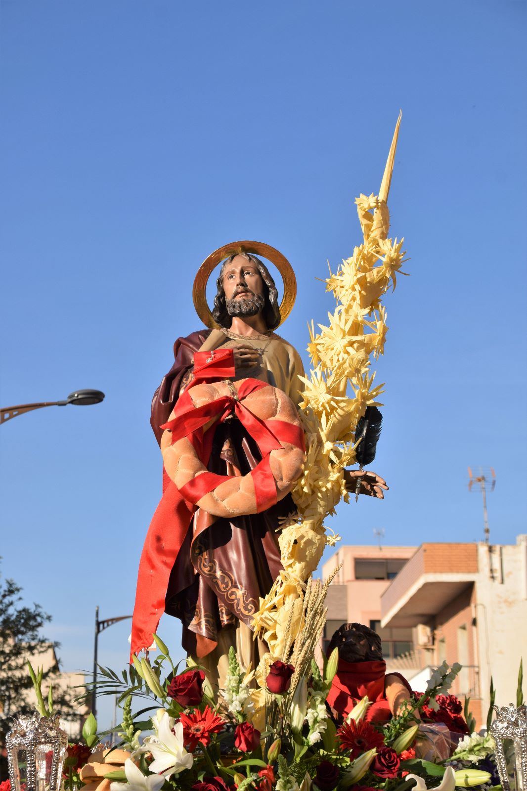 San Marcos procesiona por las calles de Roquetas