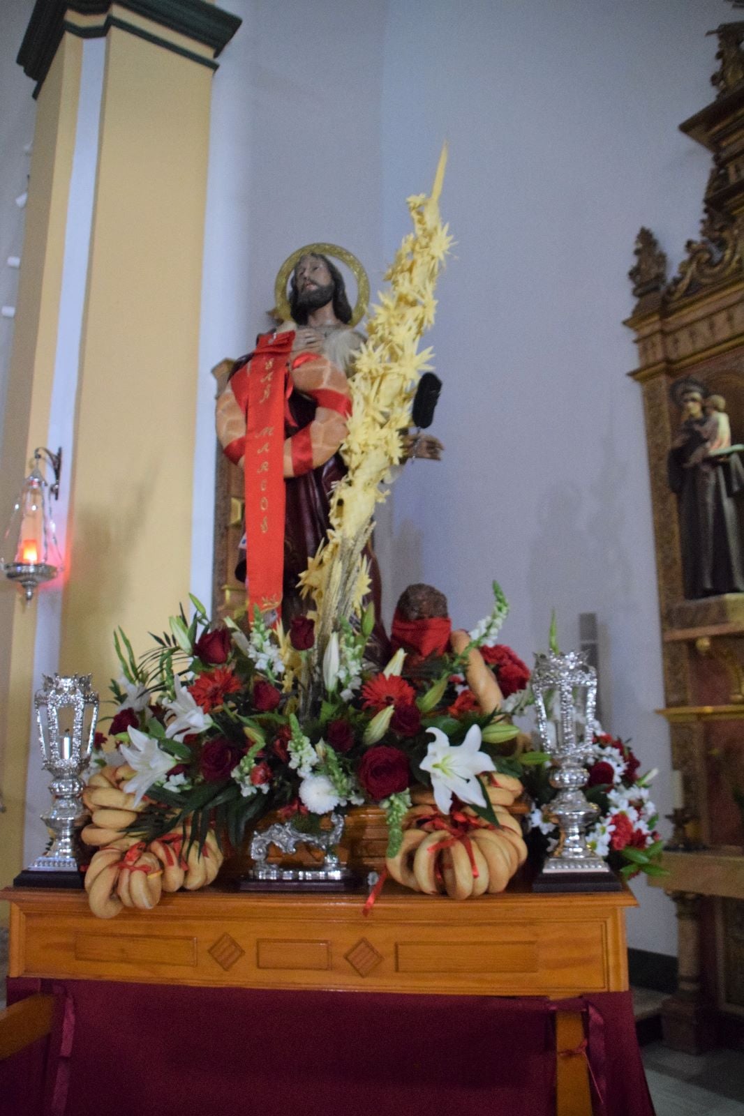 San Marcos procesiona por las calles de Roquetas