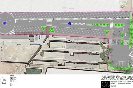 La Mojonera ya tiene los terrenos para los accesos y el parking del cementerio