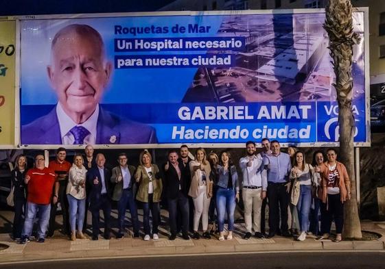 Amat inicia la campaña pidiendo el voto porque «cumplo lo que prometo»