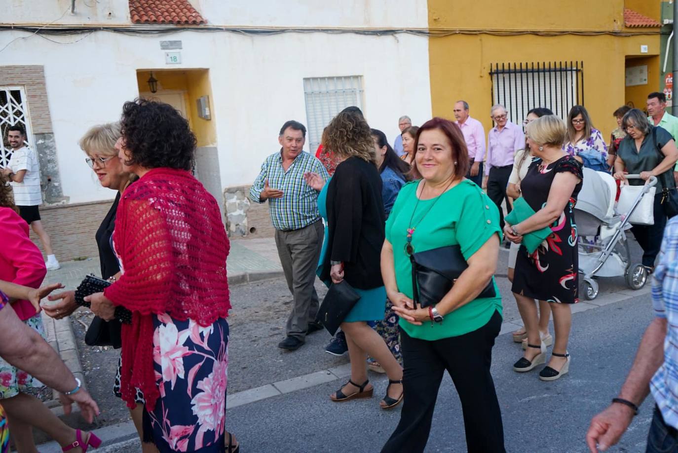 Así fue la procesión de San Fernando y La Milagrosa en Llanos de Vícar