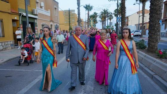 Así fue la procesión de San Fernando y La Milagrosa en Llanos de Vícar