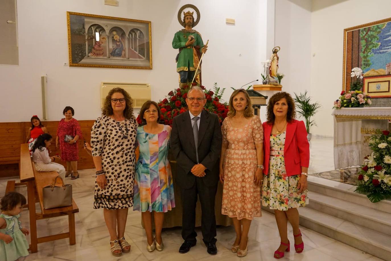 Así fue la procesión de San Fernando y La Milagrosa en Llanos de Vícar