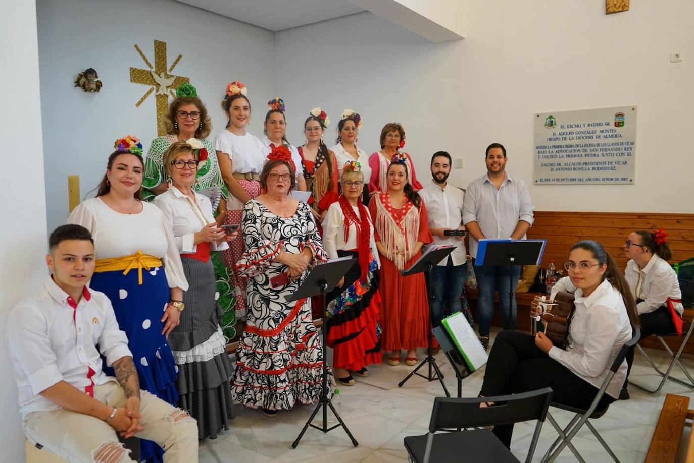 Así fue la procesión de San Fernando y La Milagrosa en Llanos de Vícar