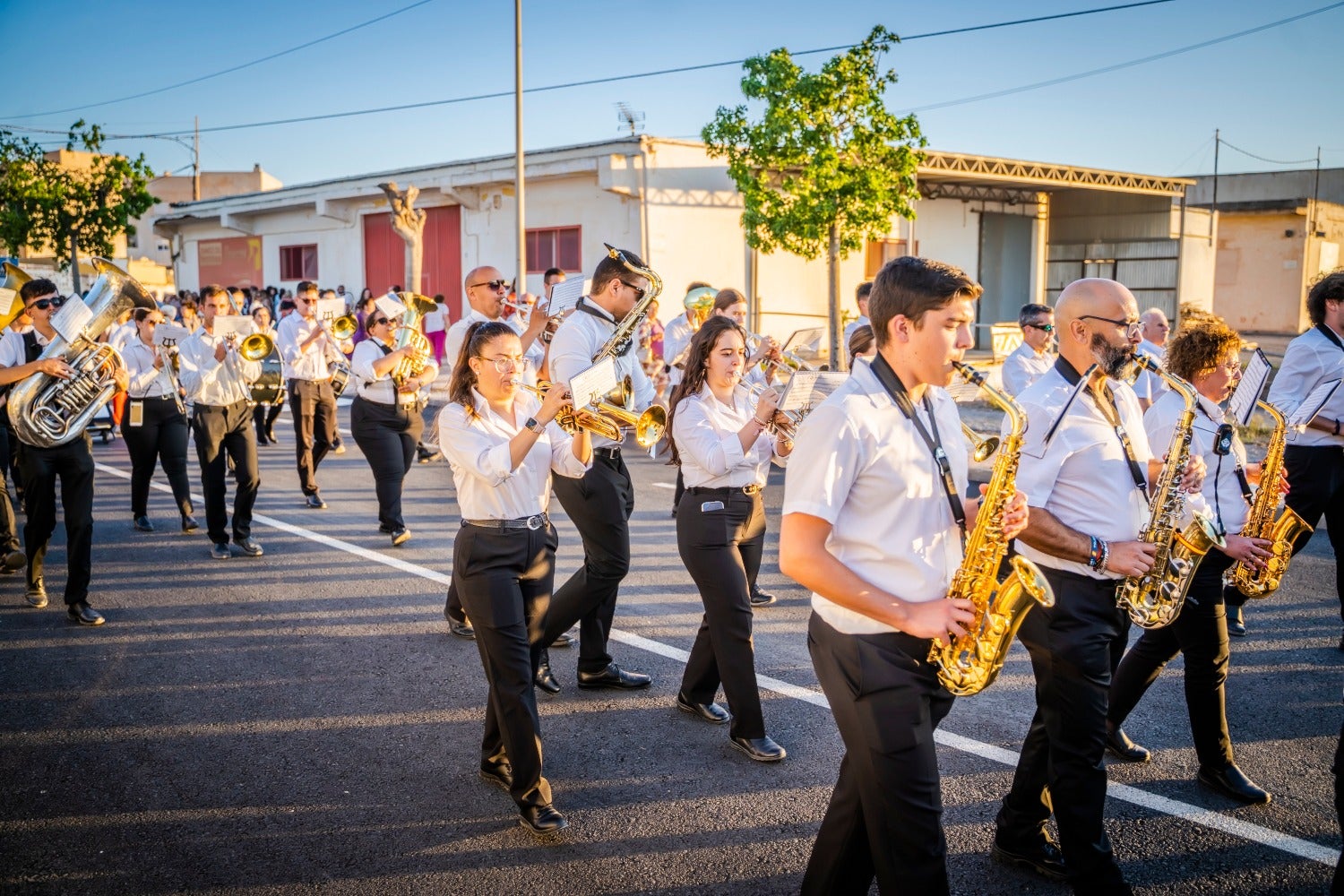 San Antonio y La Inmaculada procesionan por las calles de Cortijos de Marín en sus fiestas