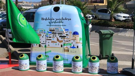 145 establecimientos apoyarán que Roquetas consiga una Bandera Verde de reciclado de vidrio