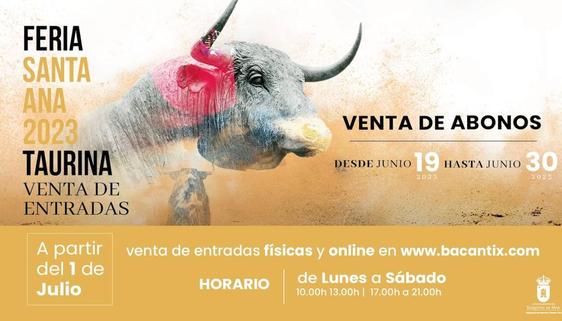 Roquetas ya ha vendido el 25% de la taquilla de la Feria Taurina de Santa Ana
