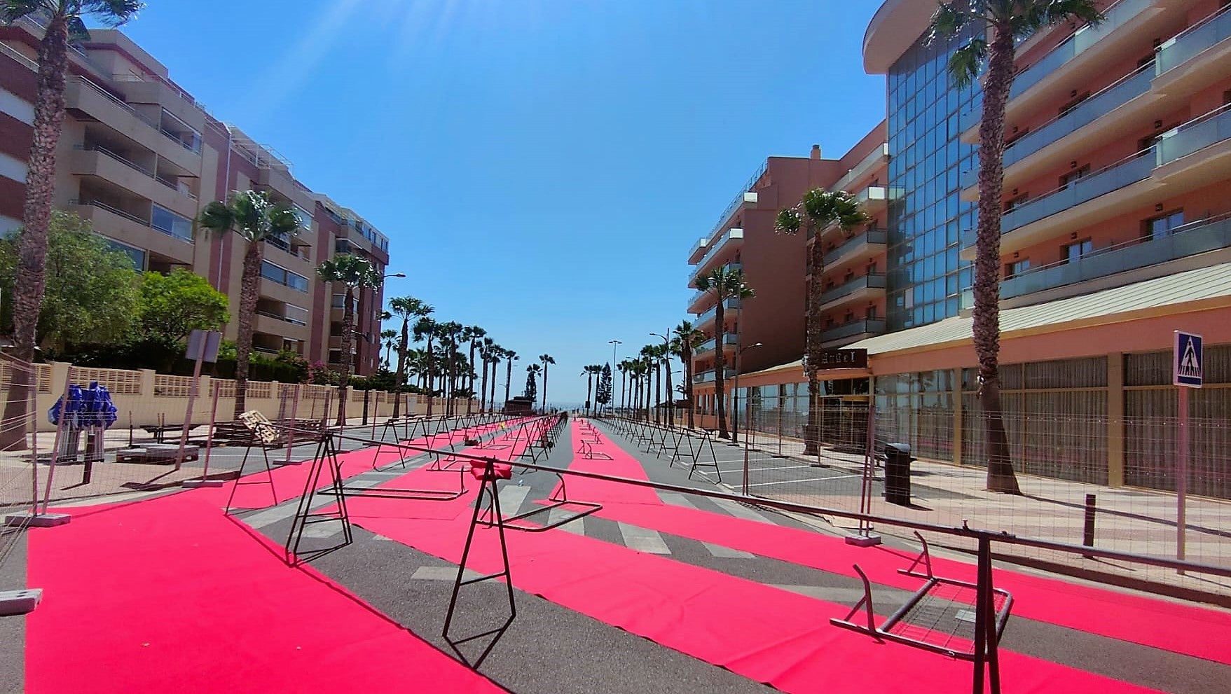 Todo listo para las competiciones de triatlón de este fin de semana en Roquetas