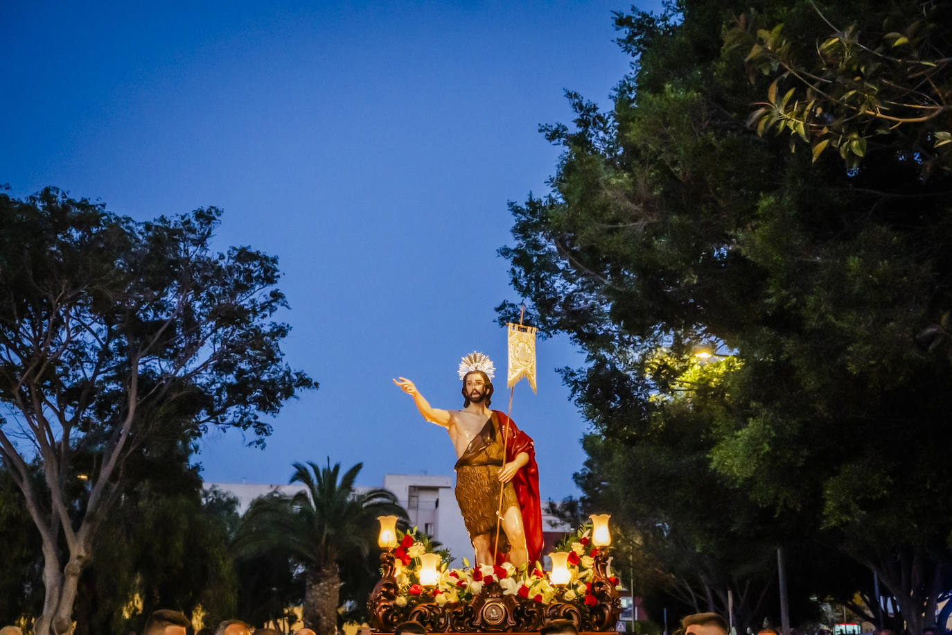 San Juan recorre las calles de Roquetas