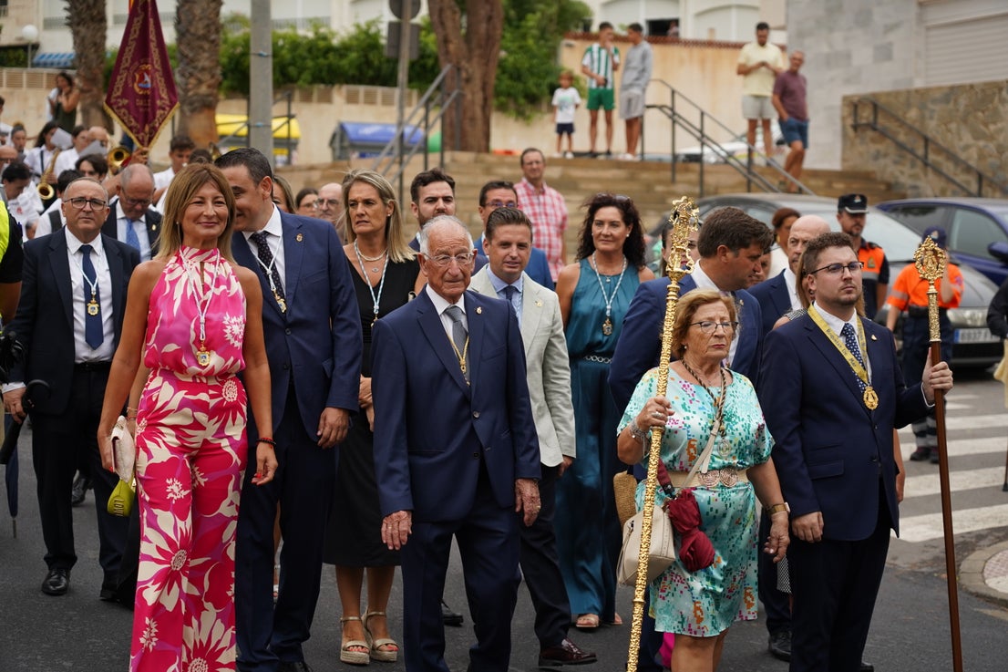 La Virgen del Carmen reúne a sus fieles en la procesión de Aguadulce