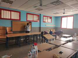 Una de las aulas de los centros educativos que se encuentran en Vícar.