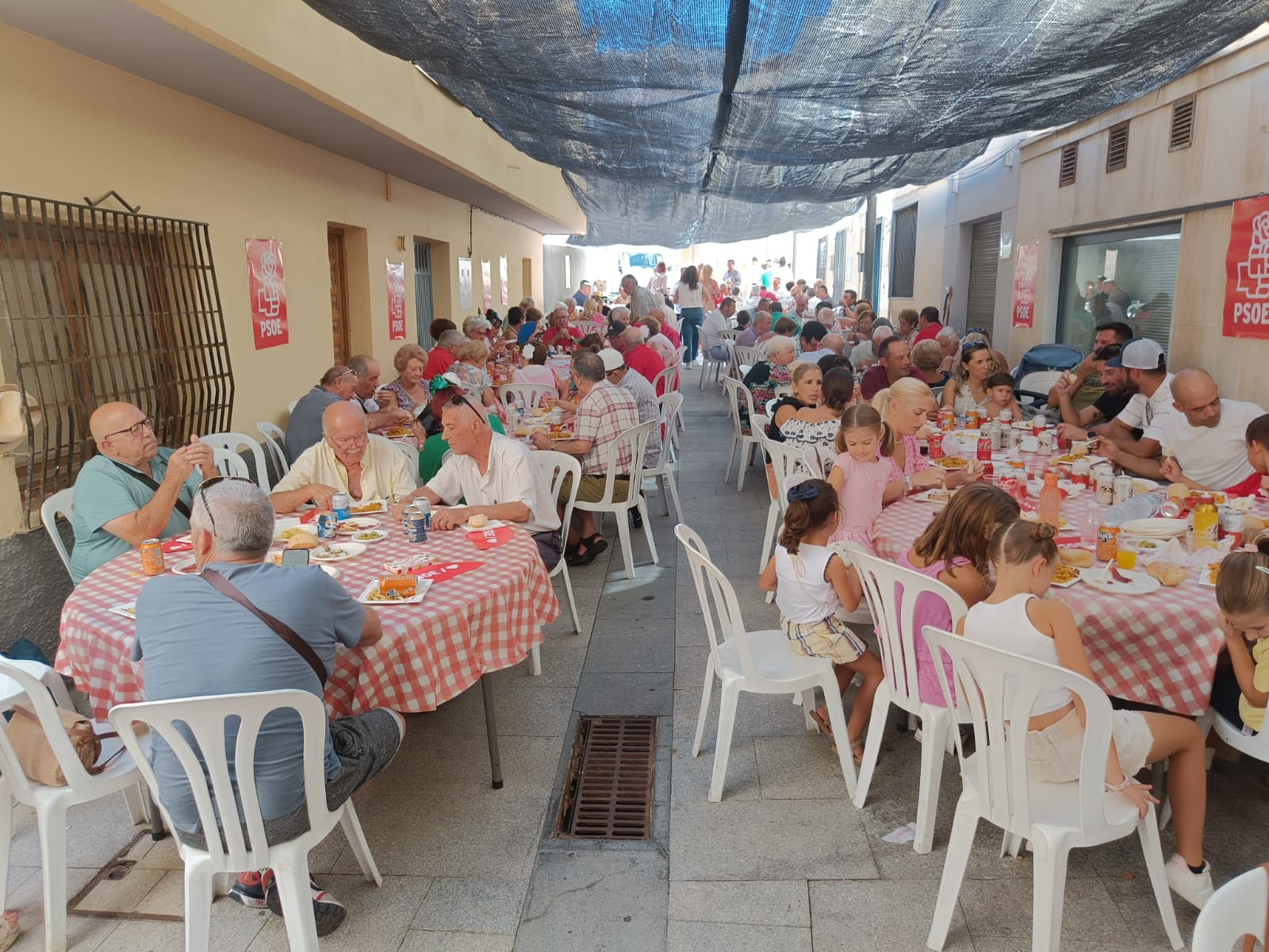 El PSOE celebra una convivencia en homenaje de la Virgen del Rosario