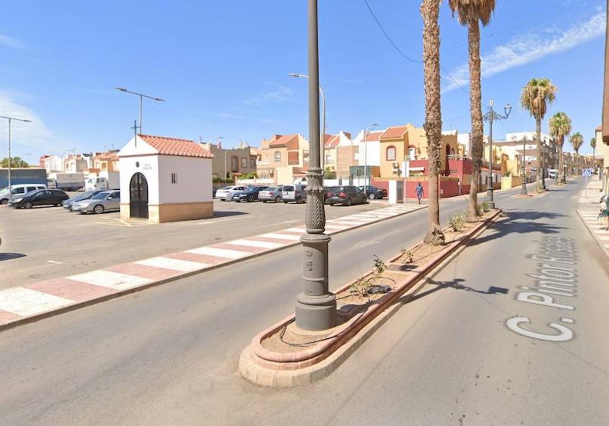 Calle donde sucedieron los hechos.