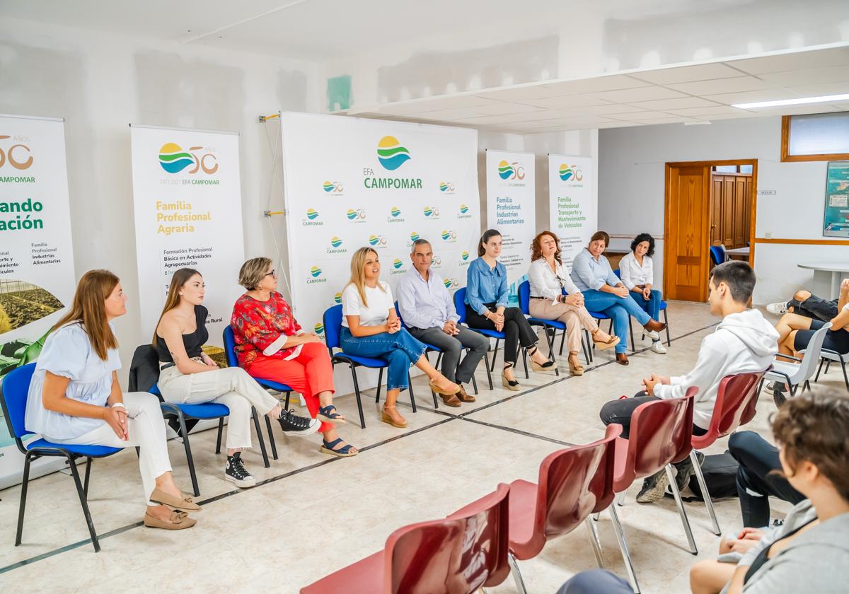 Algunas de las conferenciantes en la jornada de ayer.