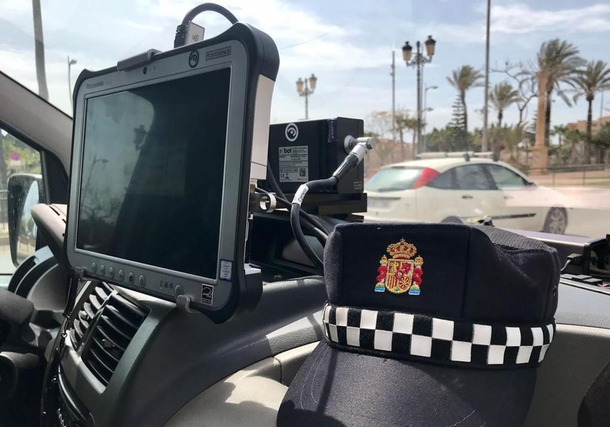 Radar de la Policía.