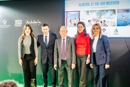 Foto de la presentación de uno de los actos de FITUR, en Madrid.