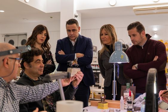 Los concejales Amalia López, Daniel Salcedo, Lourdes García y José Luis Llamas en el evento.