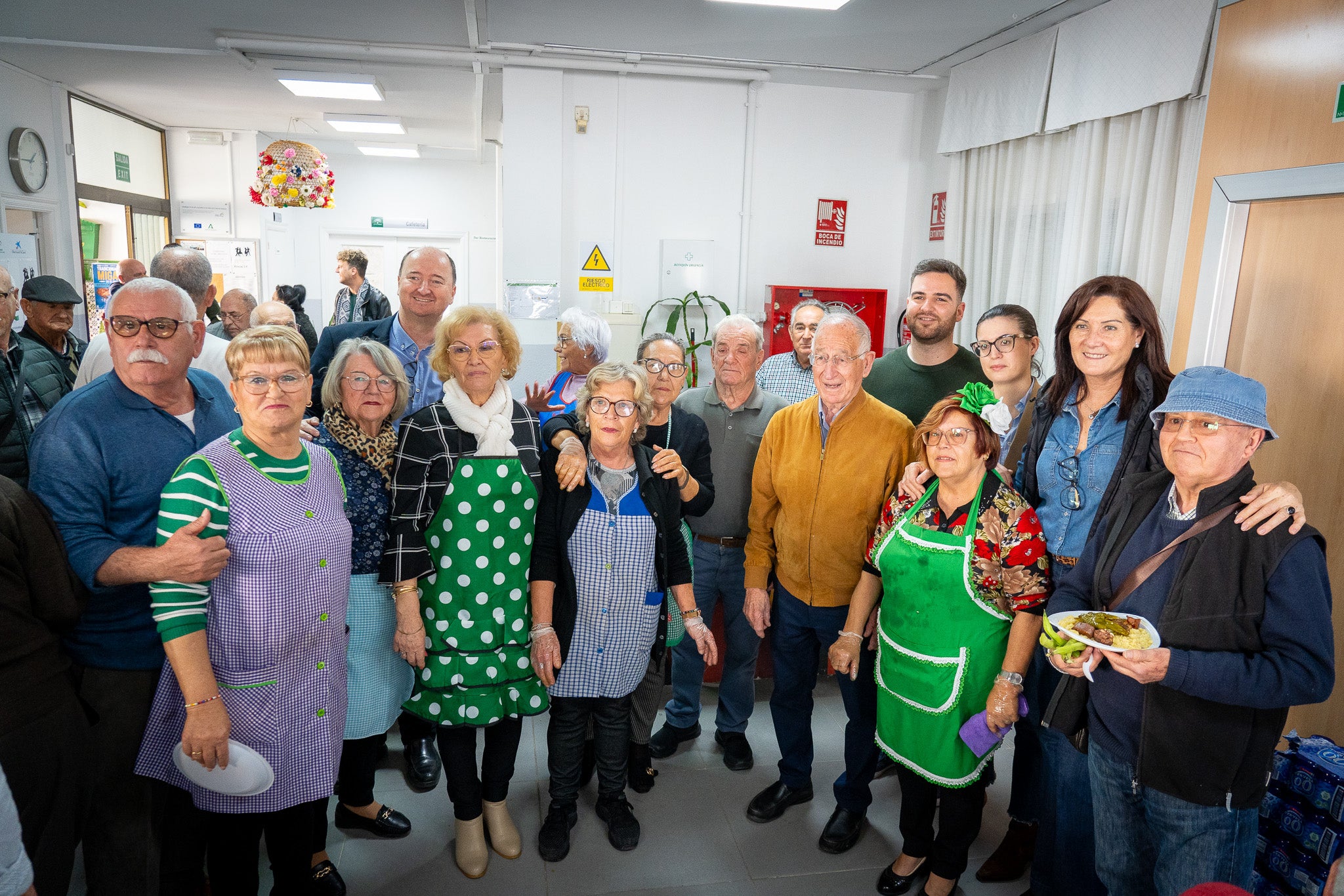 Así fueron las tradicionales migas por el Día de Andalucía