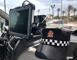 Uno de los radares en el municipio de Vícar.