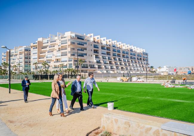 Otra zona del nuevo parque que habrá en Roquetas de Mar próximamente.