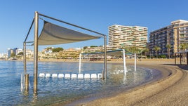 Una de las playas de la localidad costera.