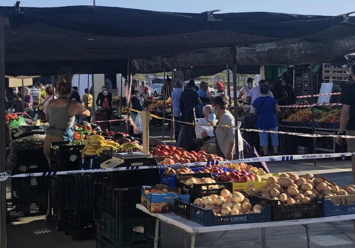 Un mercadillo de la provincia almeriense.