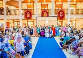 Una gran cantidad de mujeres estuvo en el Castillo de Santa Ana.