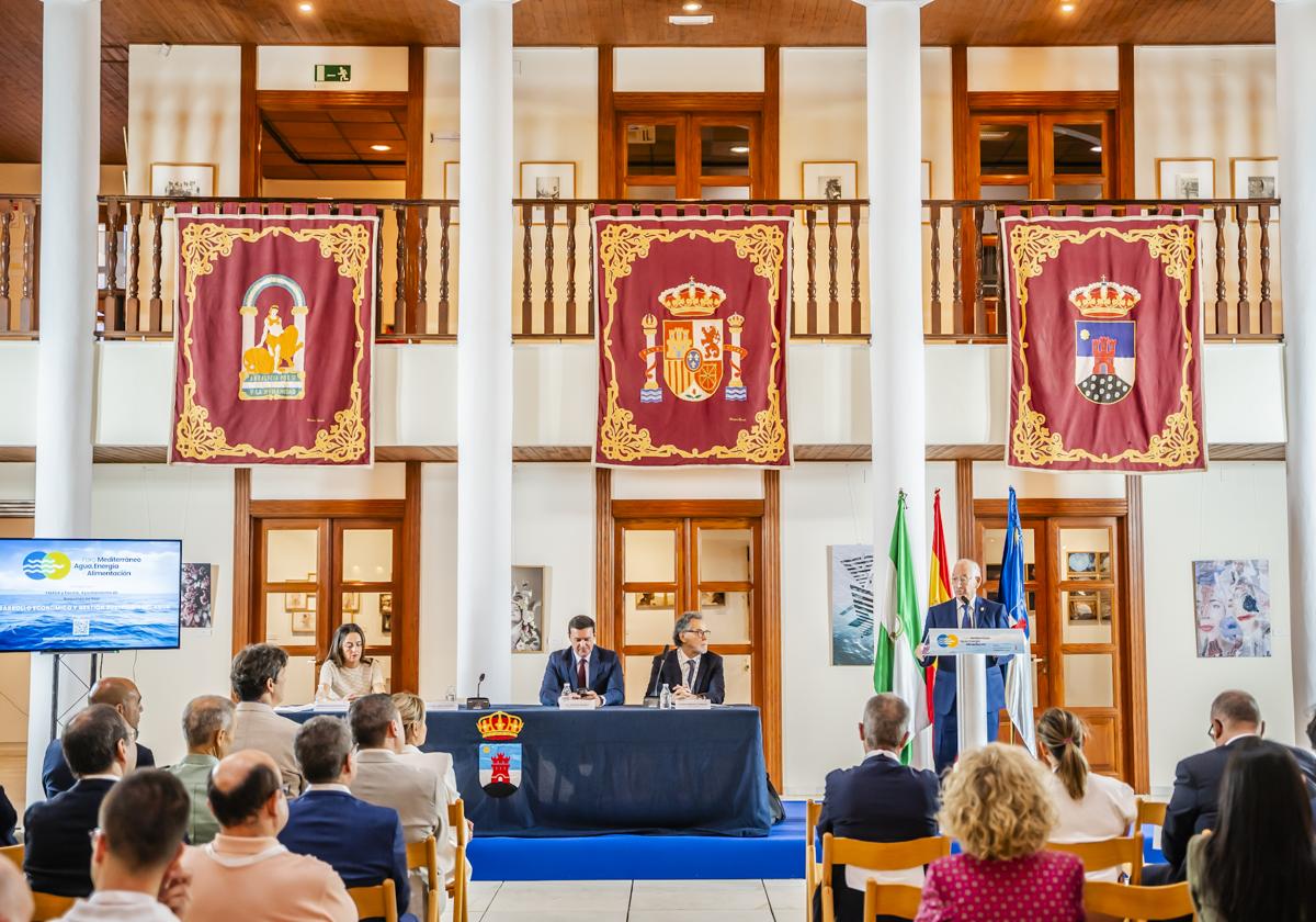 Uno de los momentos del congreso en el Castillo de Santa Ana, en Roquetas de Mar.