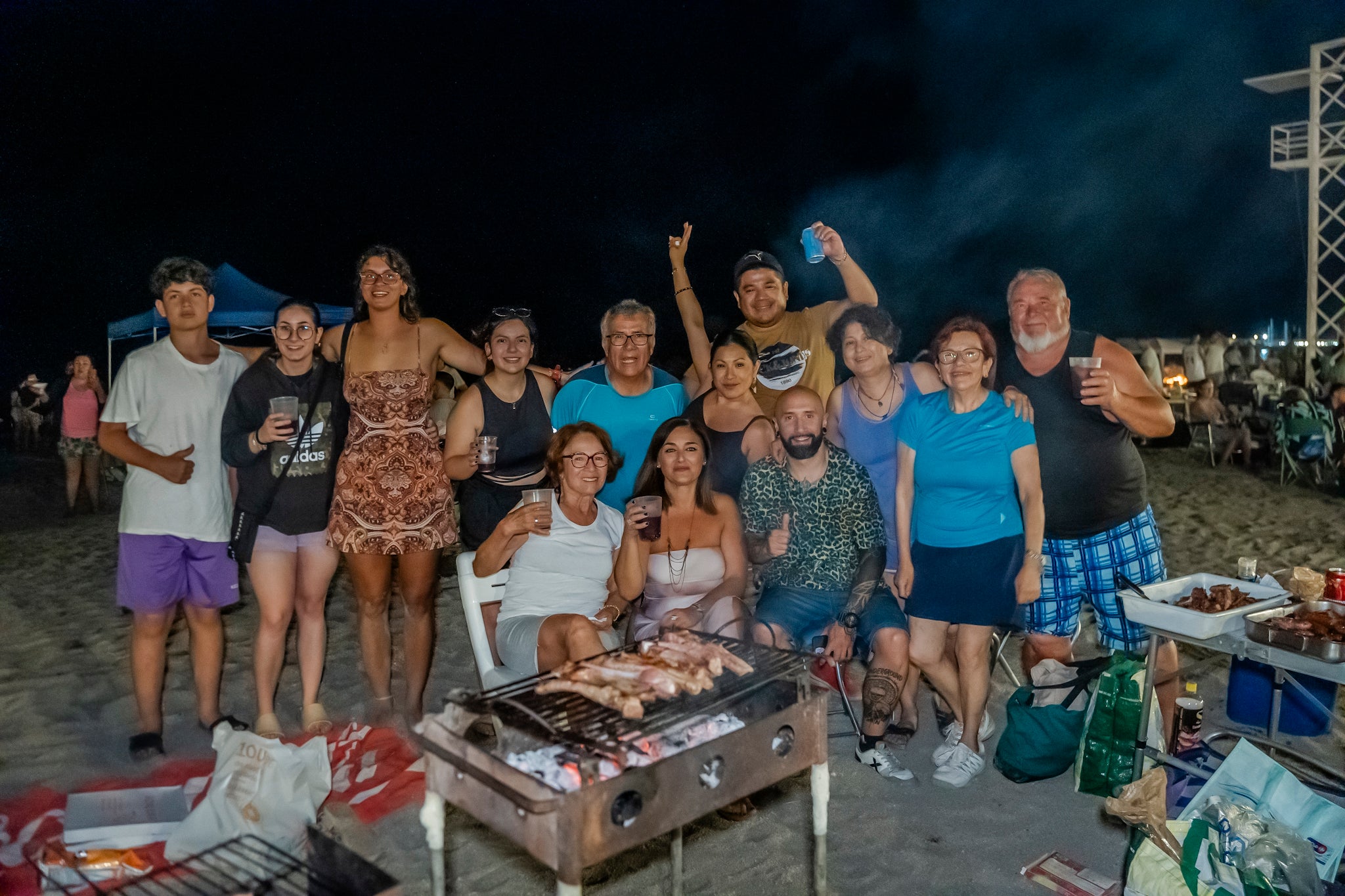 Así fue la Noche de San Juan en Roquetas de Mar