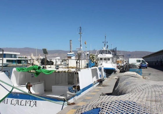 Una de las imágenes del interior del Puerto de la localidad de Roquetas de Mar.