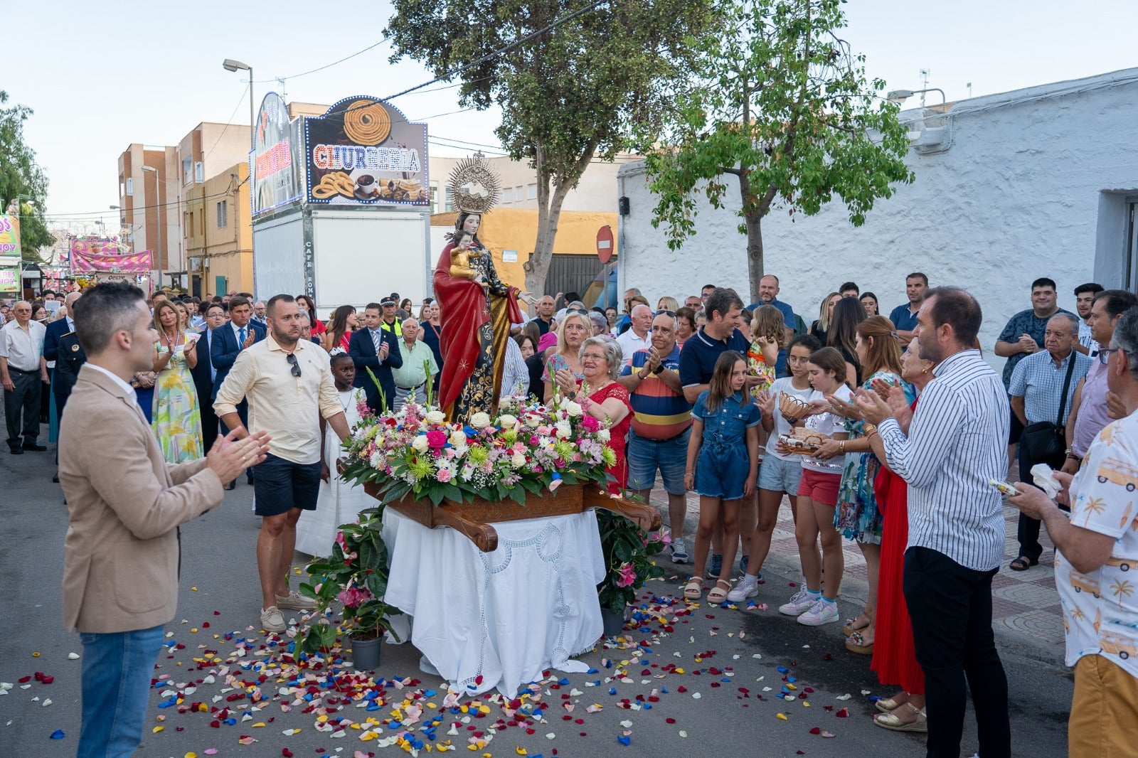Así fue la procesión de la Virgen del Mar en Las Marinas