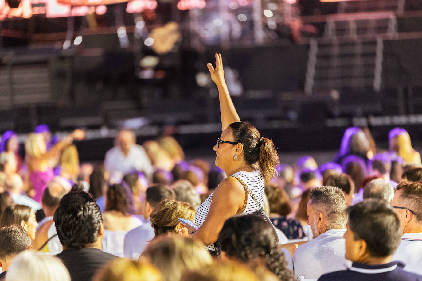 El concierto de Luis Miguel en Almería, en imágenes