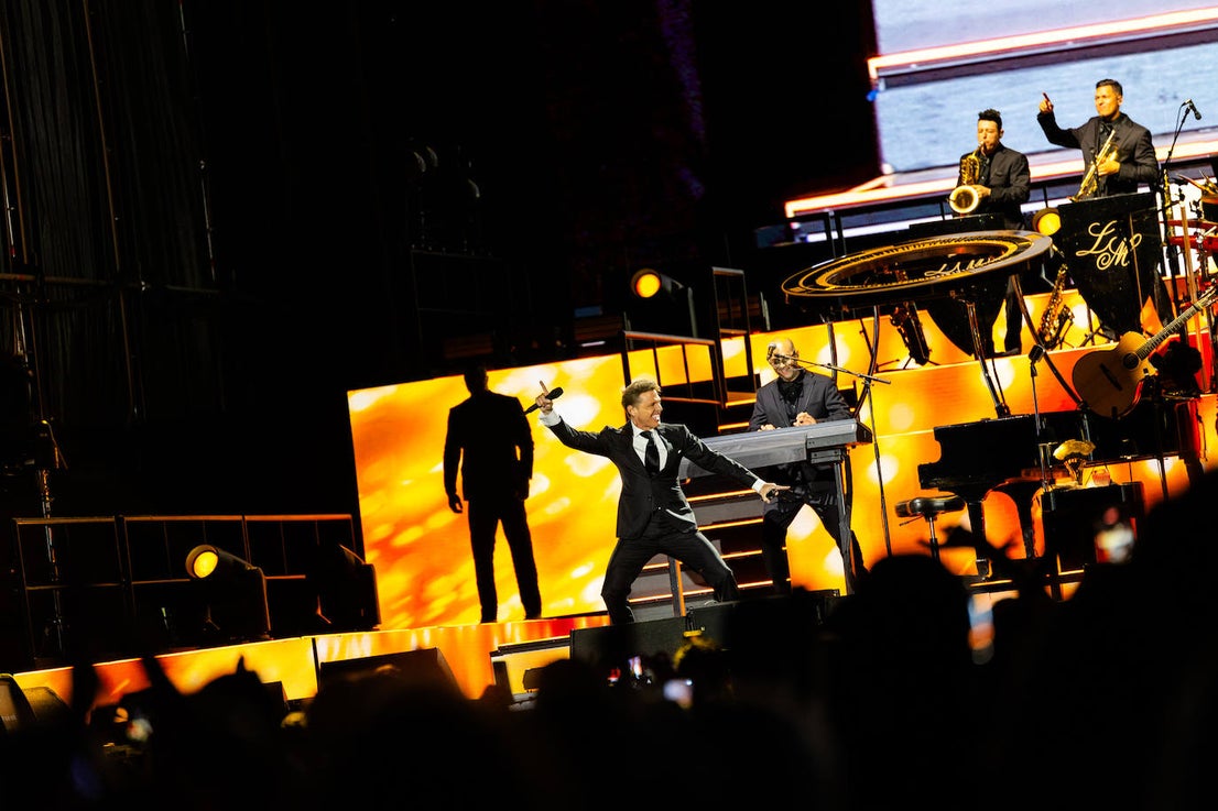 El concierto de Luis Miguel en Almería, en imágenes