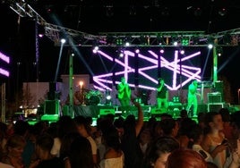 Imagen de uno de los conciertos del verano pasado en Vícar.