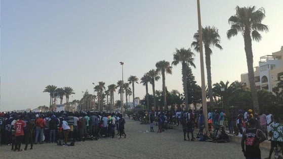 Una exhibición de 'laamb' enfrenta a los partidos de Roquetas de Mar