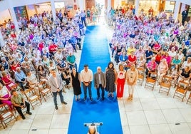 Foto de familia en el Castillo de Santa Ana en Roquetas de Mar.